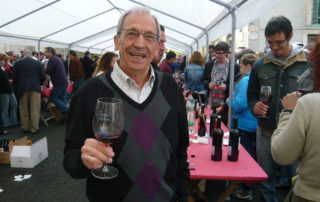 Imatge de Josep Lluís Pérez durant la mostra Tasta Porrera 2012