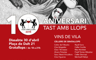 Cartel Tast amb Llops Gratallops 2016