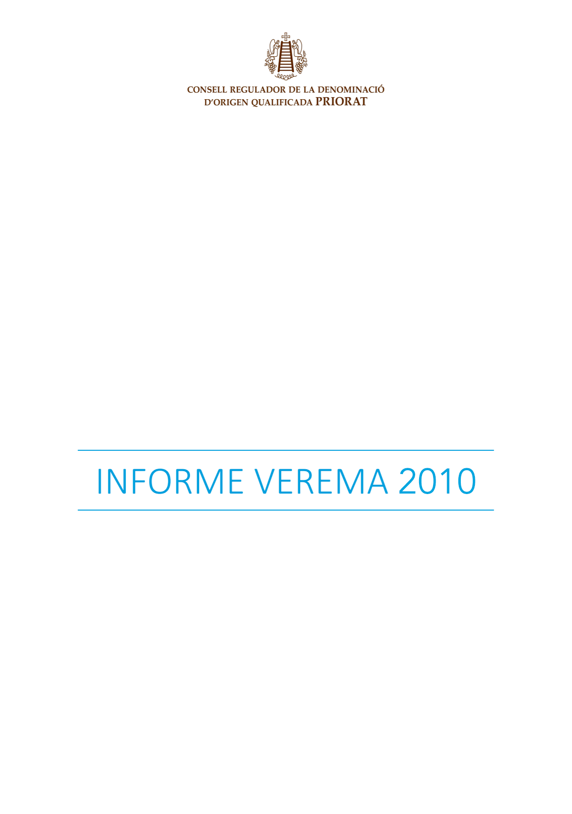 Informe de verema 2010