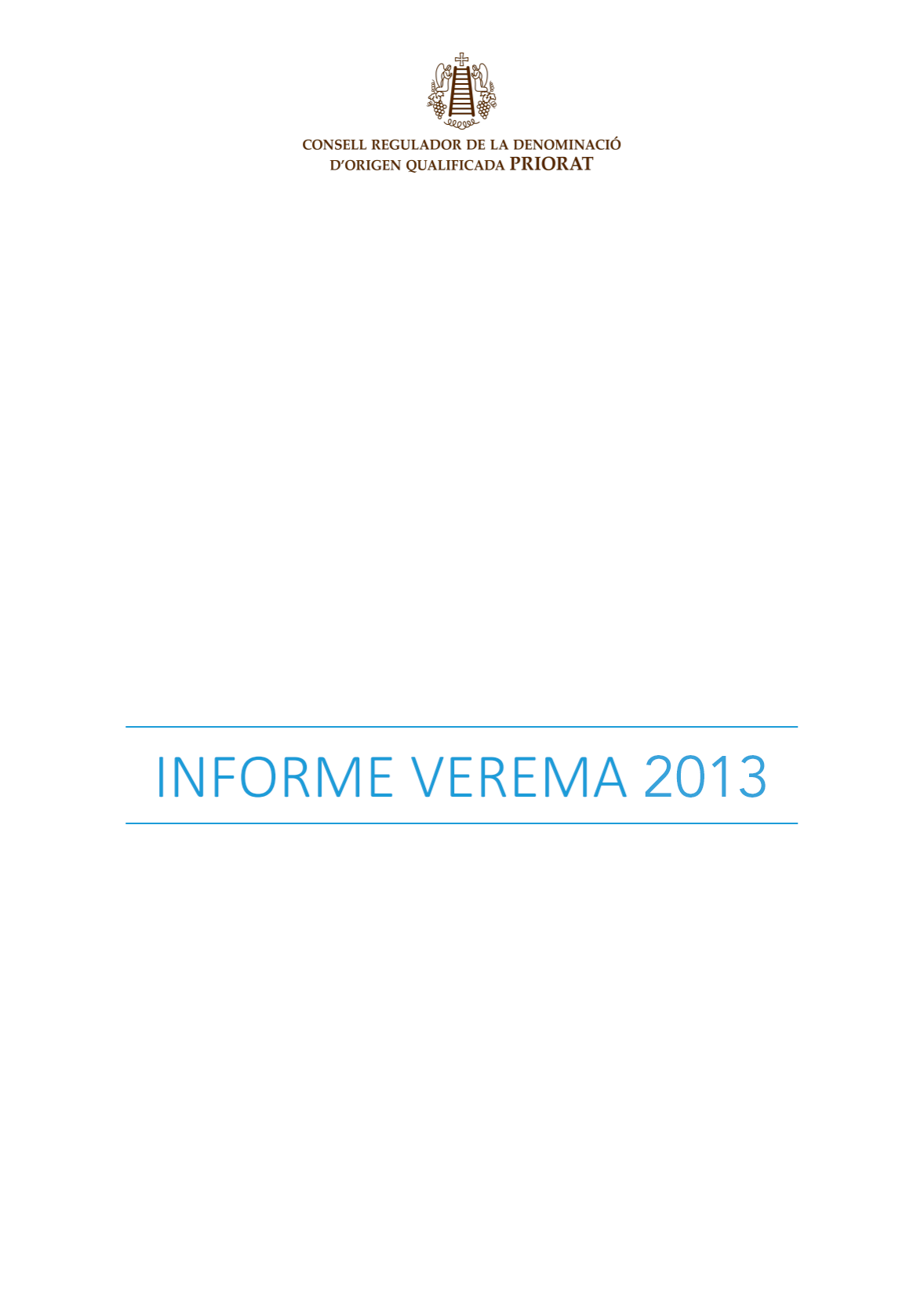 Informe de verema 2013